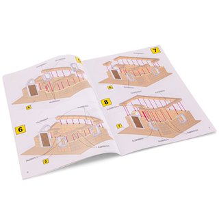 Building set - historic house - 370 pieces